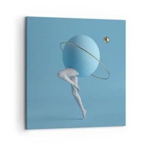 Obraz na plátne - Šialenstvo planét - 50x50 cm