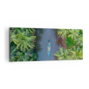 Obraz na plátne - Na tropickom chodníku - 120x50 cm