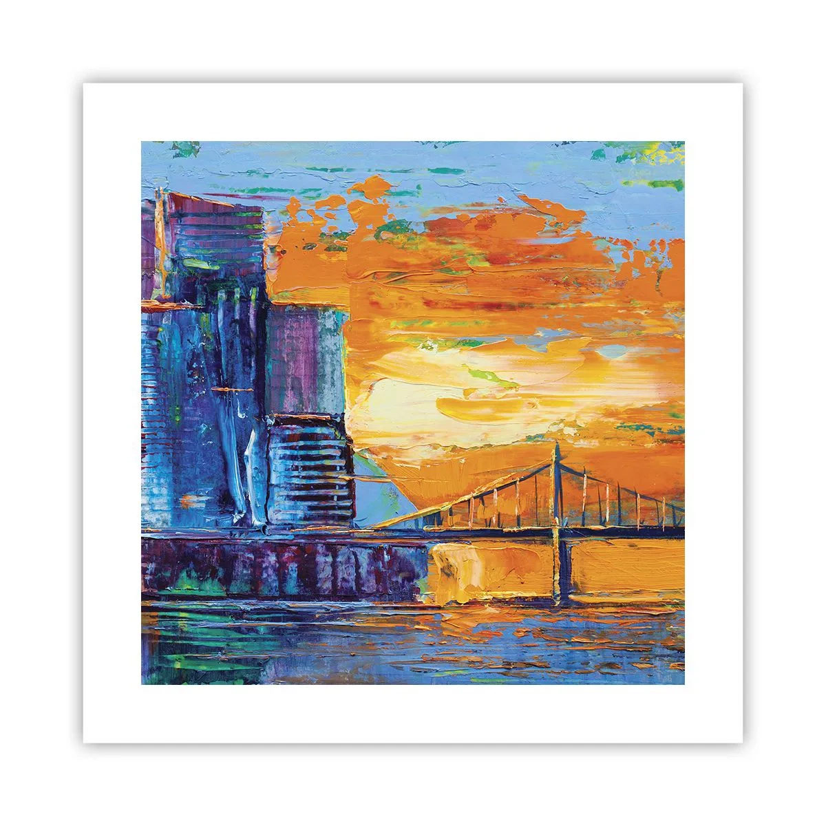 Plagát - Kultúra a príroda - 40x40 cm