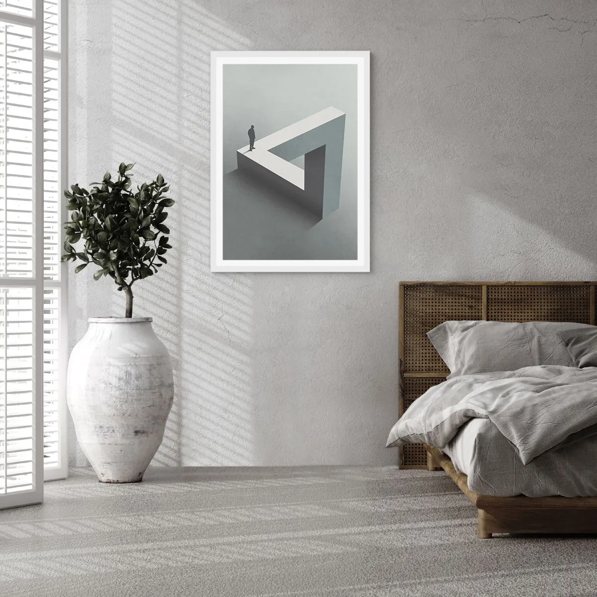 Plagát v bielom ráme - A predsa je to možné - 50x70 cm