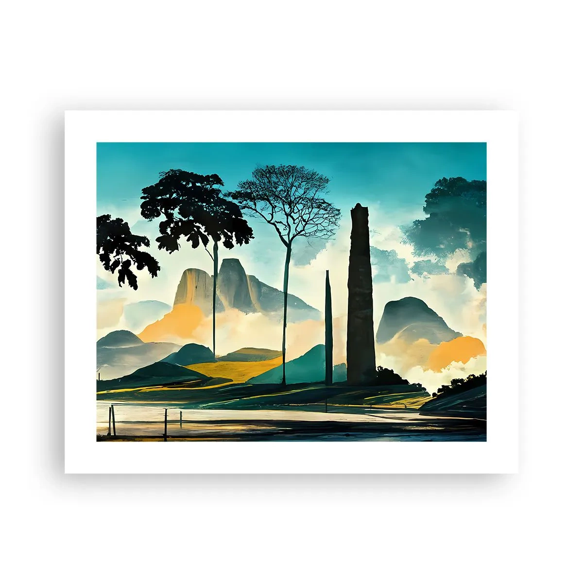 Plagát - Vyššie a vyššie - 50x40 cm