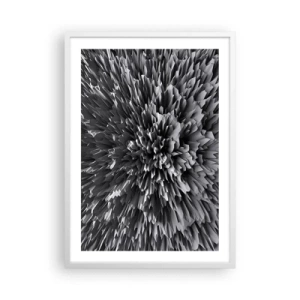 Plagát v bielom ráme - Ostrejšie to už nebude - 50x70 cm