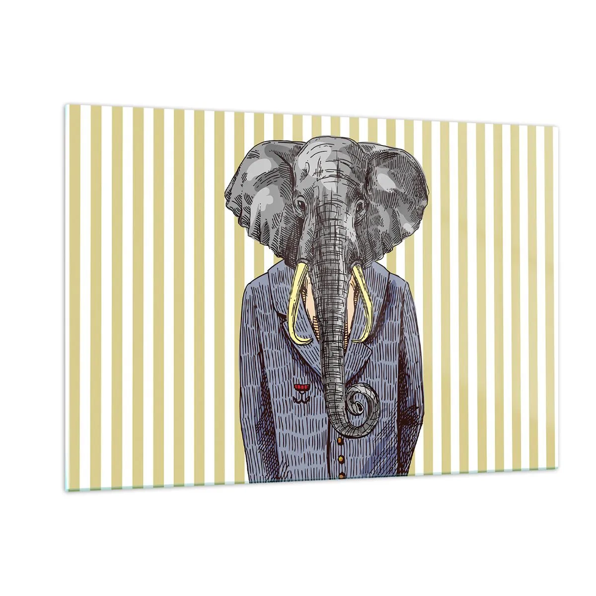 Obraz na skle - Elegantný od prírody - 120x80 cm