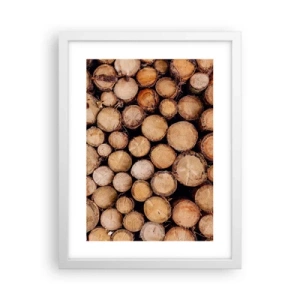 Plagát v bielom ráme - Nový začiatok - 30x40 cm