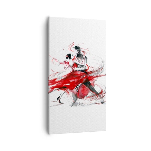 Obraz na plátne - Tango - rytmus náruživosťou - 55x100 cm