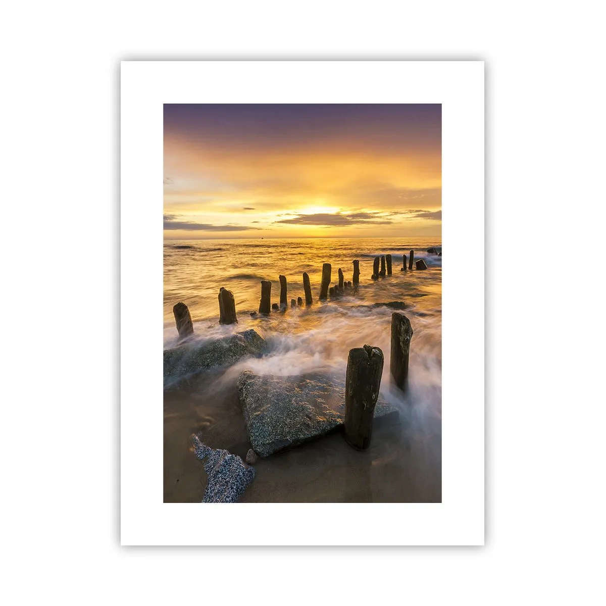 Plagát - Drsná krása Baltského mora  - 30x40 cm