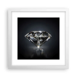 Plagát v bielom ráme - Best girls friend - 30x30 cm