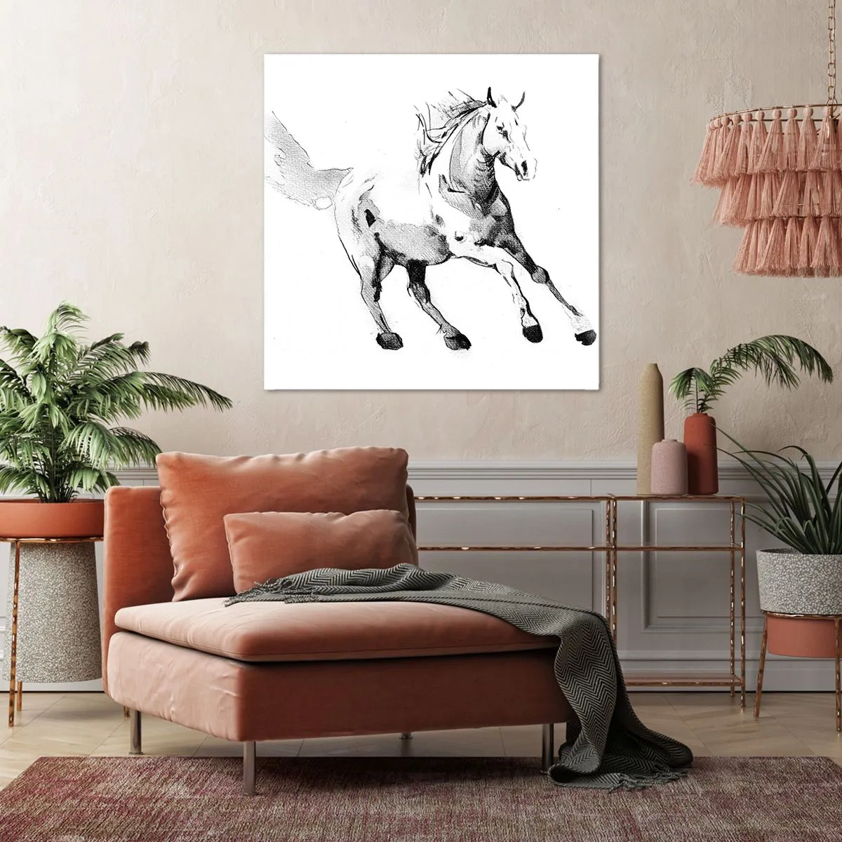 Obraz na plátne - Neskrotená duša - 60x60 cm