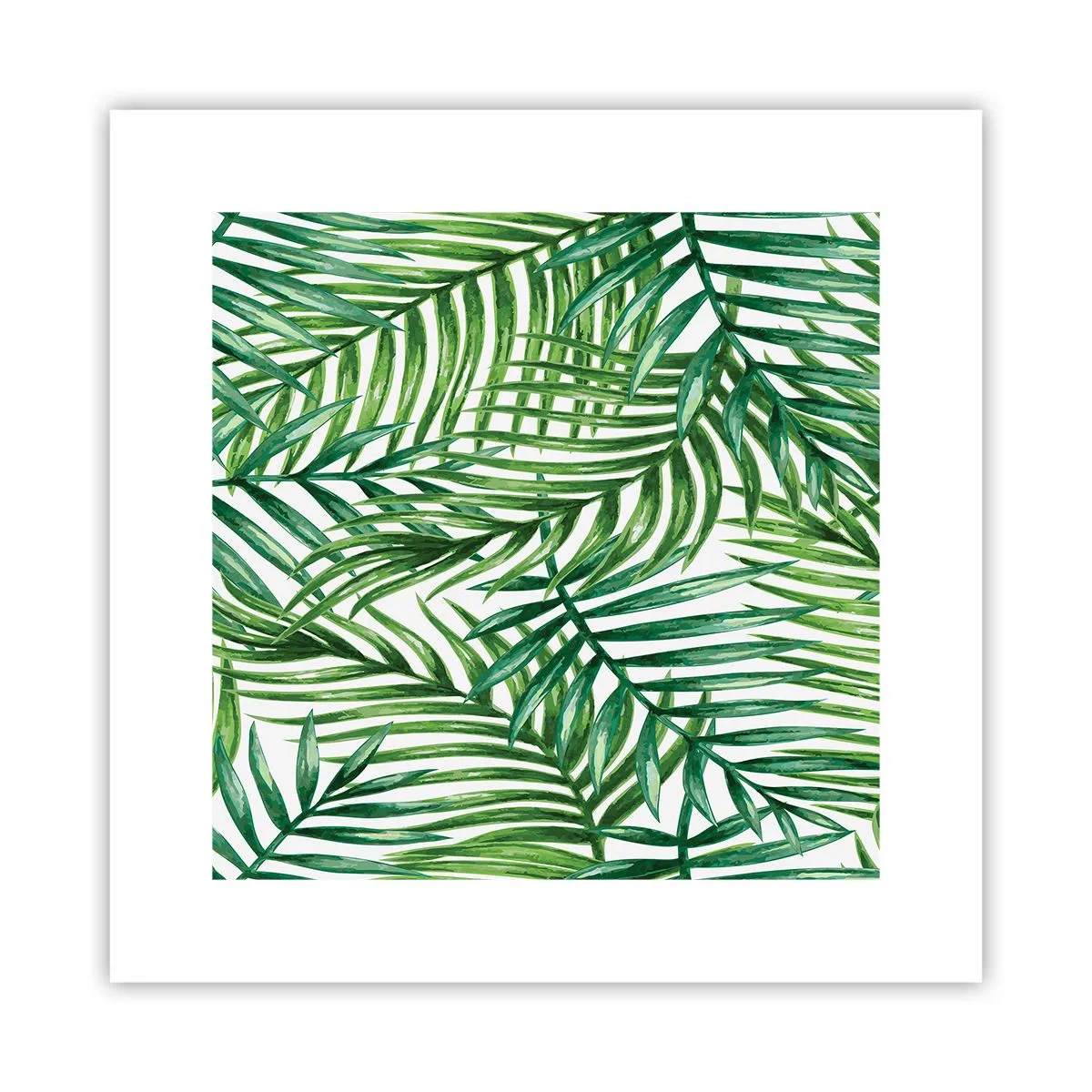 Plagát - Pod zeleným baldachýnom - 30x30 cm