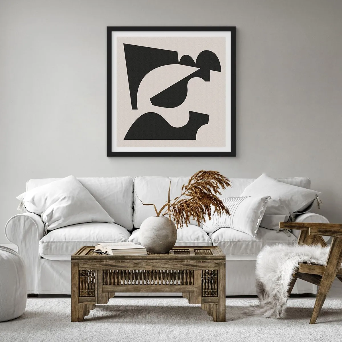 Plagát v čiernom ráme - Na samostatné ukladanie - 50x50 cm