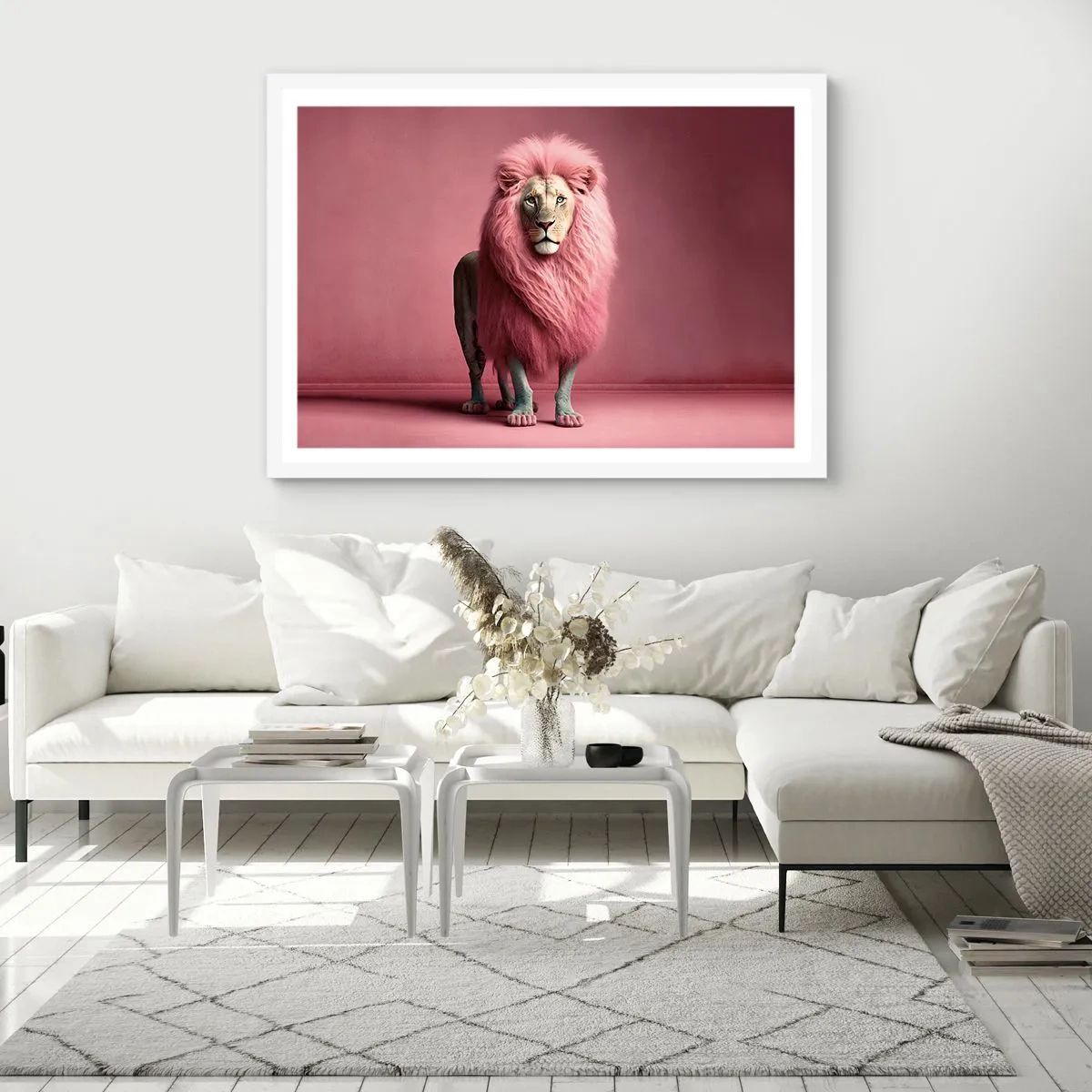 Plagát v bielom ráme - A už sa nebojíš - 100x70 cm