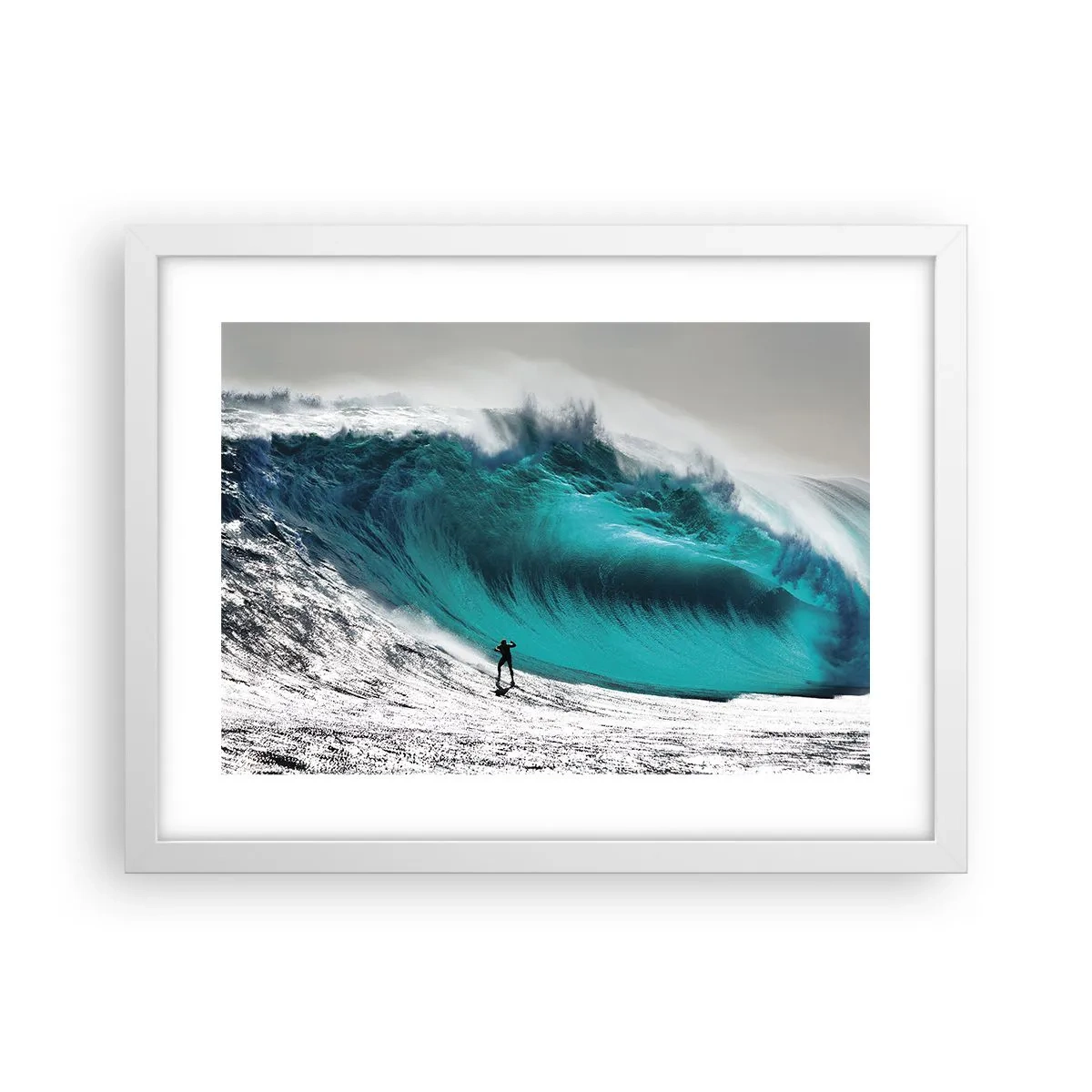 Plagát v bielom ráme - Výzva prijatá - 40x30 cm