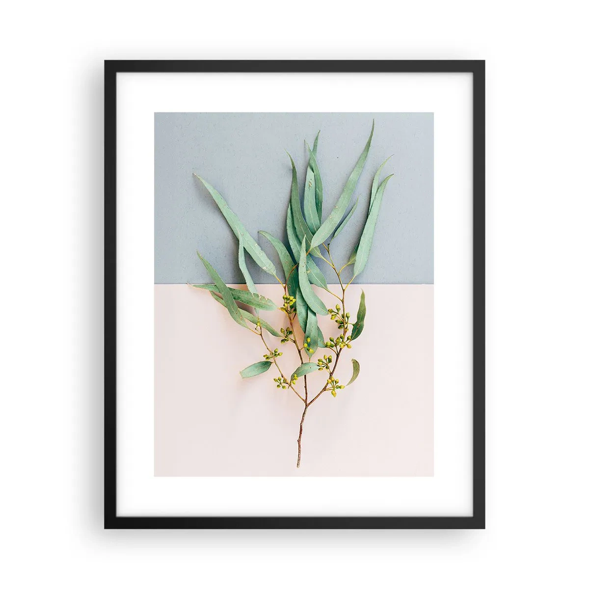Plagát v čiernom ráme - Pastelová jemnosť - 40x50 cm
