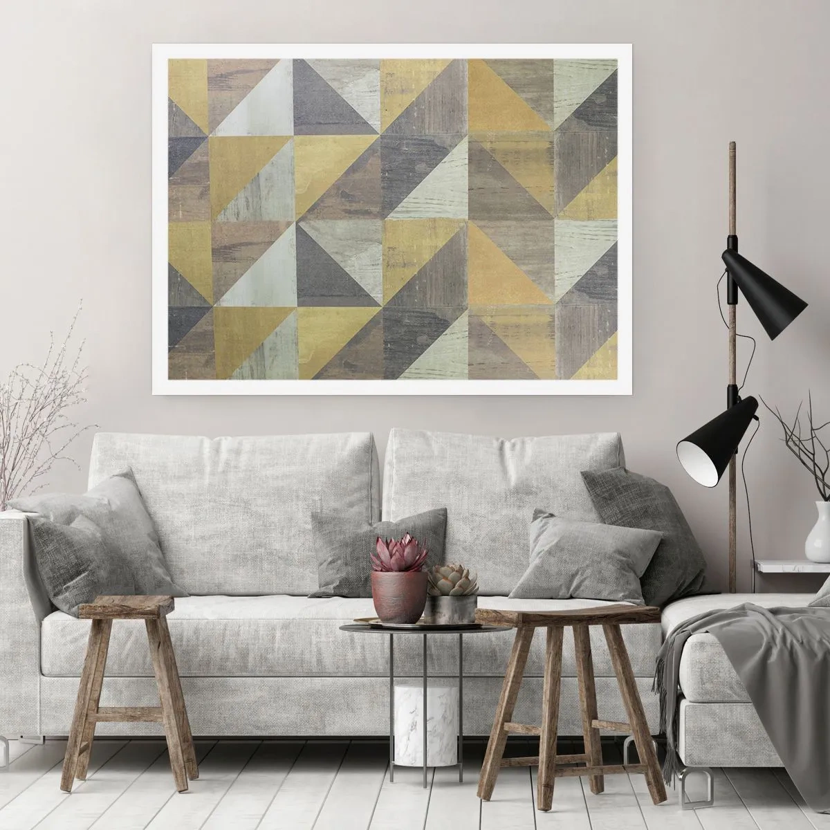 Plagát - V uhle trojuholníka - 91x61 cm