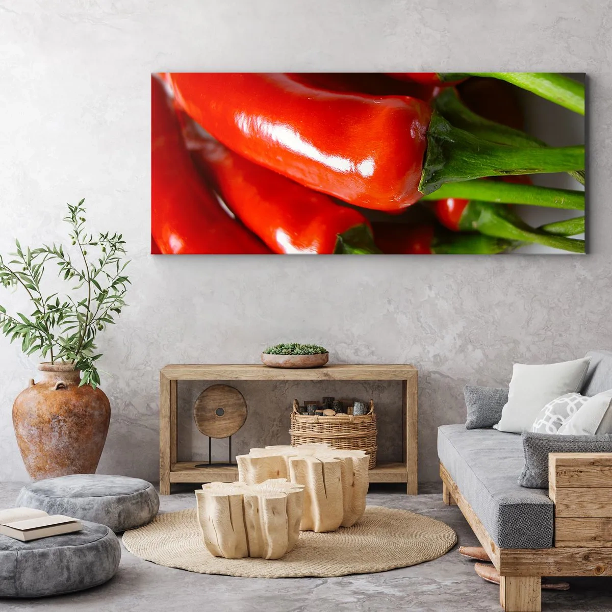 Obraz na plátne - Šťavnaté, lesklé, hladké - 100x40 cm