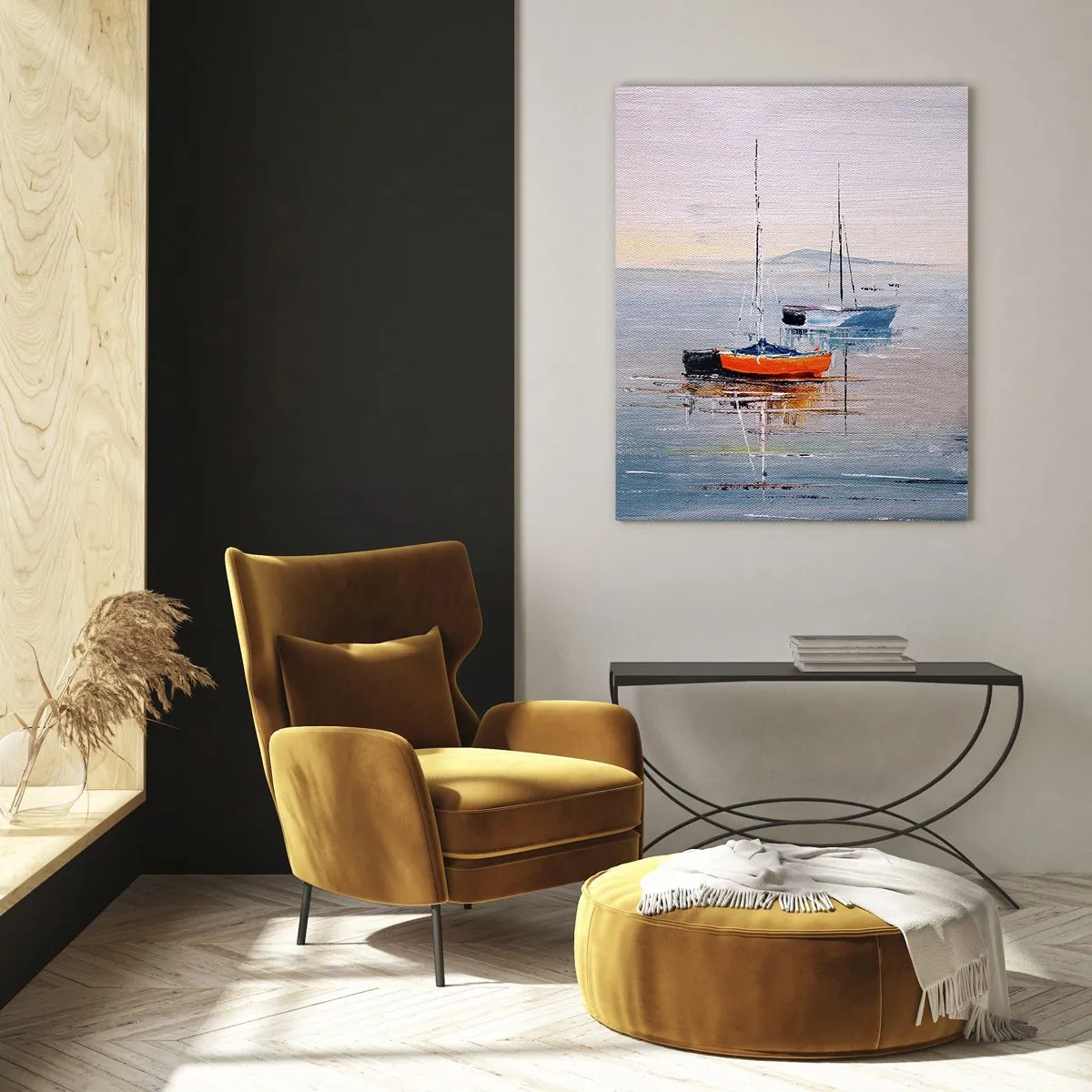 Obraz na skle - Zaslúžený odpočinok - 50x70 cm