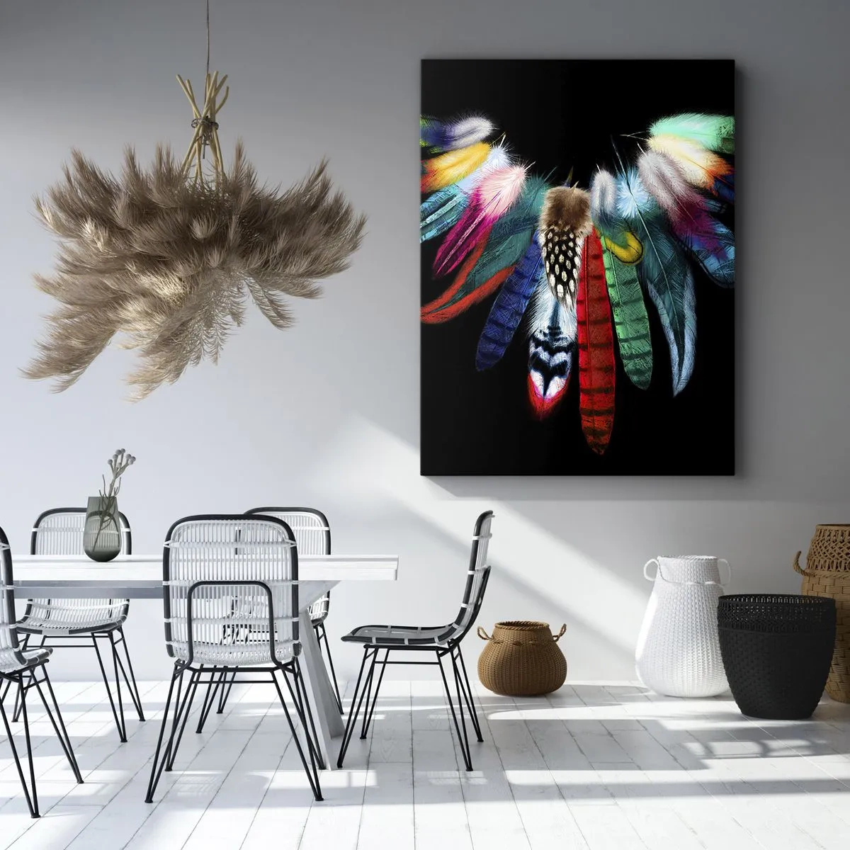 Obraz na plátne - Indiánsky náhrdelník - 50x70 cm
