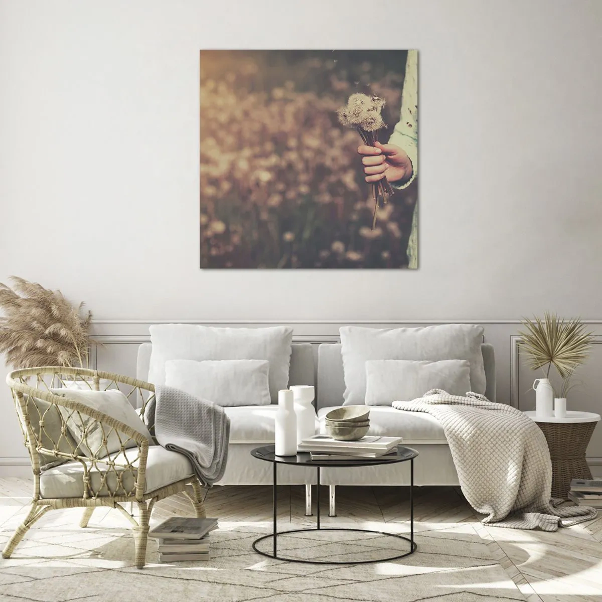 Obraz na skle - Zastav ich, prosím - 60x60 cm