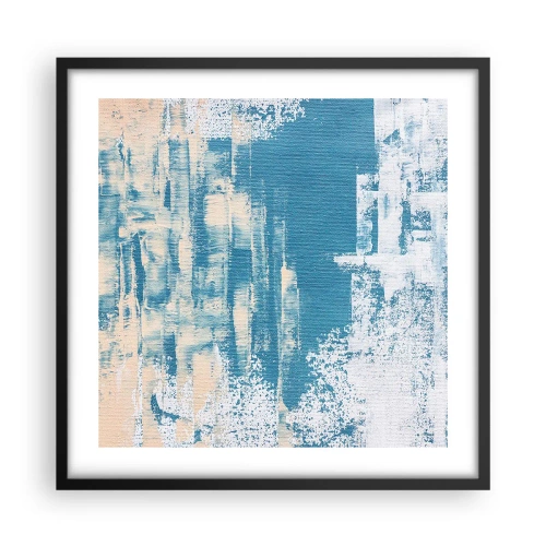 Plagát v čiernom ráme - Cez cencúľ - 50x50 cm
