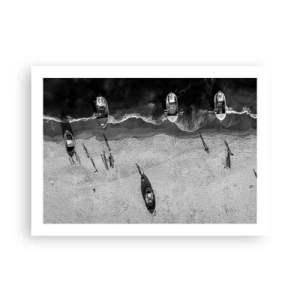 Plagát - Ešte na brehu… - 70x50 cm