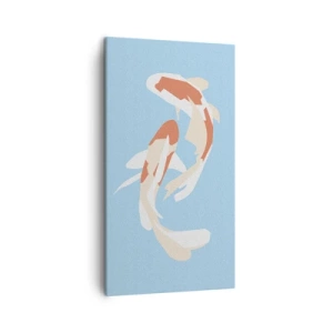 Obraz na plátne - Spontánne synchronizované plávanie - 45x80 cm