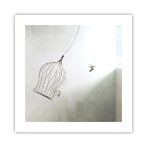 Plagát - Vo svojom živle - 40x40 cm