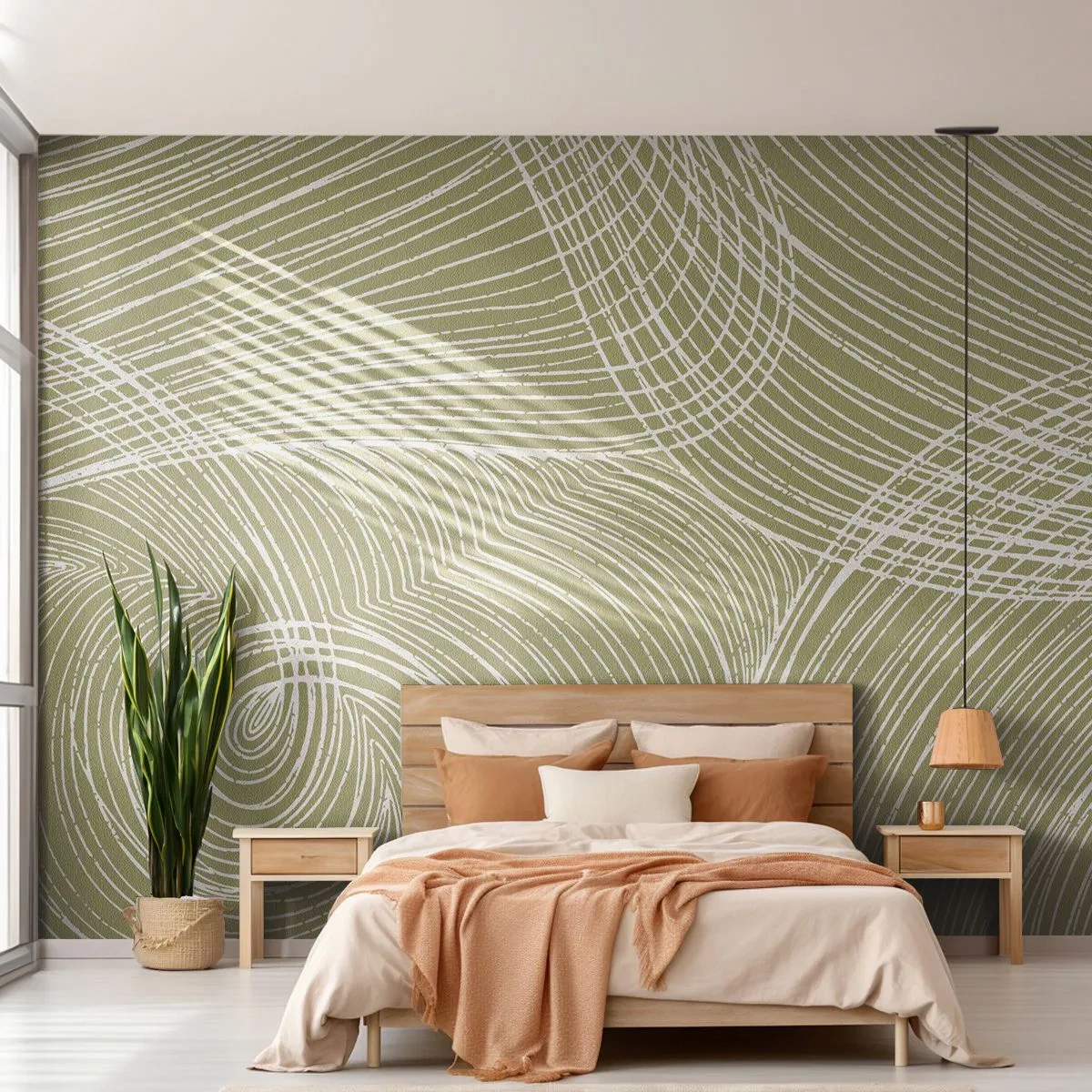 Fototapeta Premium Canvas - Majstrovská abstrakcia v bielej - Boho, Minimalizmus, Kus - 250x175 cm