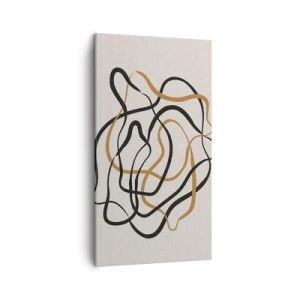 Obraz na plátne - Všetko sa pokrútilo - 45x80 cm