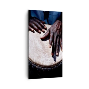 Obraz na plátne - Žite vo svojom rytme - 55x100 cm