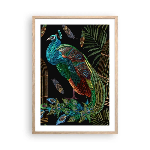 Plagát v ráme zo svetlého duba - V kráľovskom rúchu - 50x70 cm