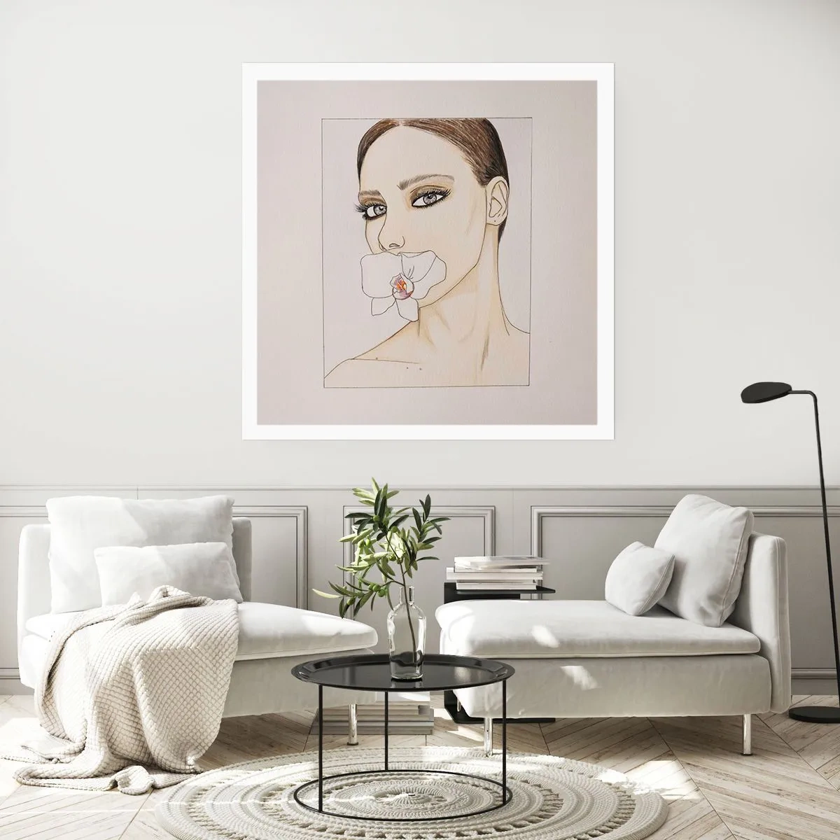Plagát - Symbol elegancie a krásy - 40x40 cm