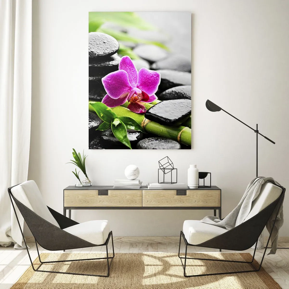 Obraz na skle - V pokojnej rovnováhe - 50x70 cm