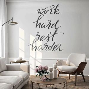 Fototapeta Premium Canvas - Životná rovnováha - Typografia, Afirmácia, Maxim - 350x256 cm