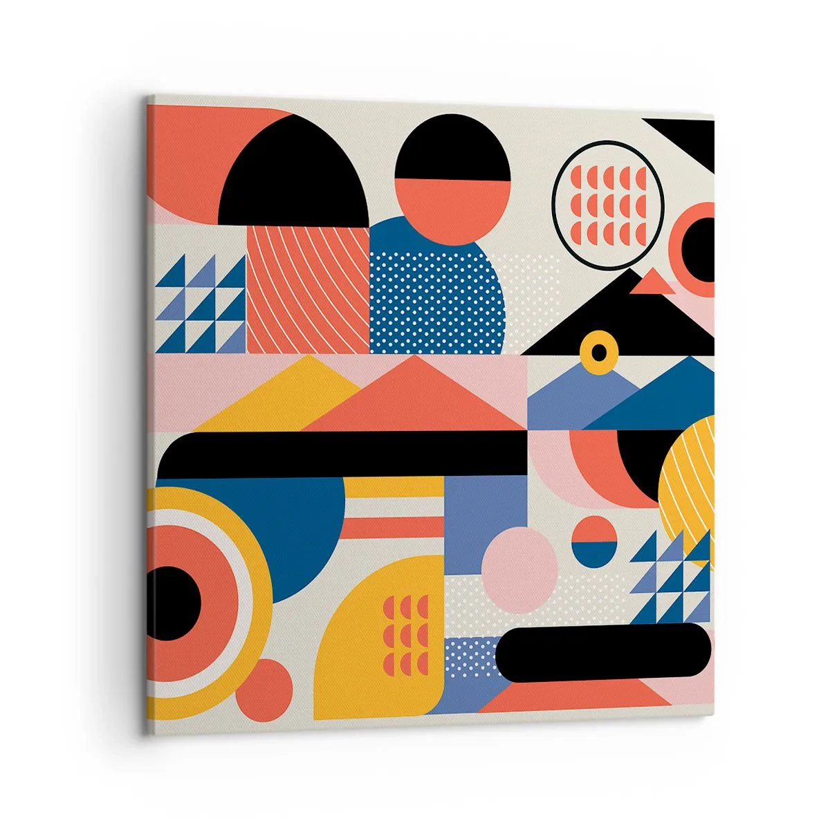 Obraz na plátne - Kompozícia: poďme sa hrať - 50x50 cm