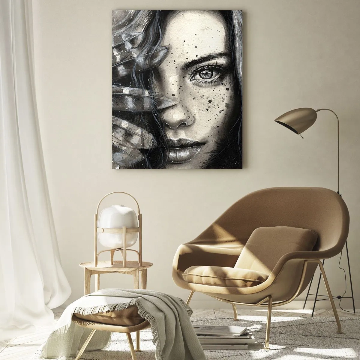 Obraz na skle - Divoká krása - 50x70 cm