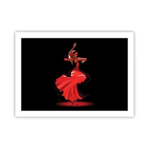 Plagát - Horúca duša flamenco - 70x50 cm