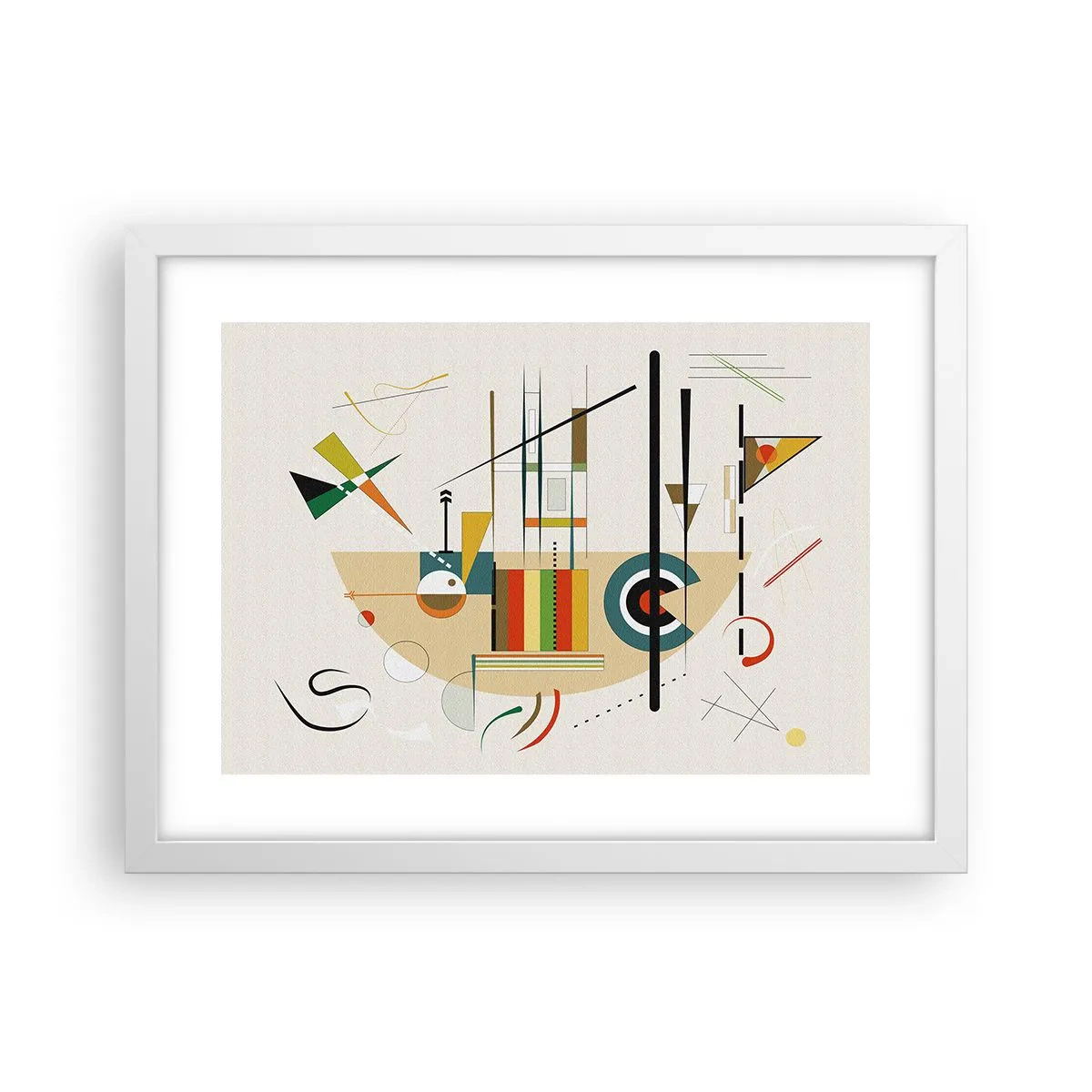 Plagát v bielom ráme - A svet sa smeje - 40x30 cm