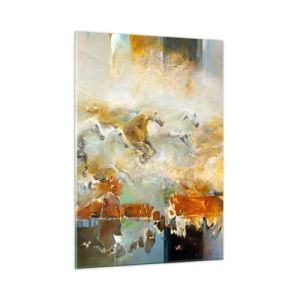 Obraz na skle - Cvála svetlom - 50x70 cm