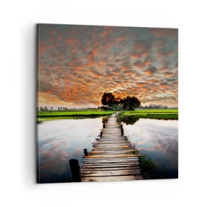 Obraz na plátne - Roztiahnite ruky - dýchajte  - 60x60 cm