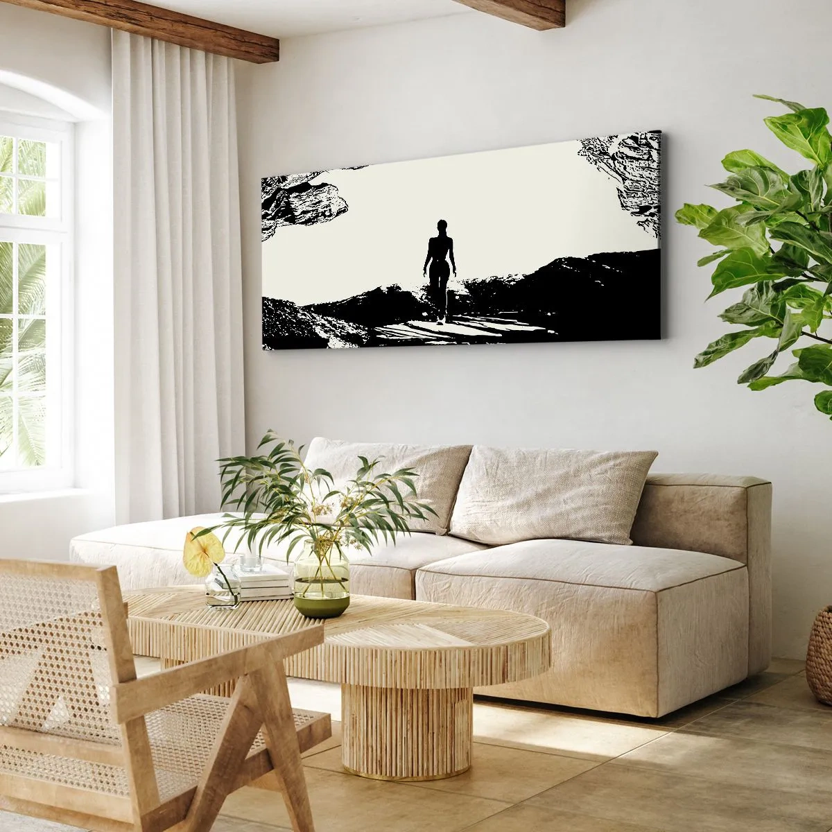 Obraz na plátne - Nový pohľad - 100x40 cm