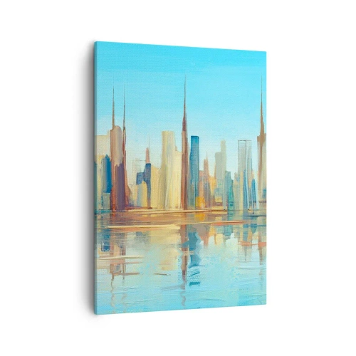 Obraz na plátne - Slnečná metropola - 50x70 cm