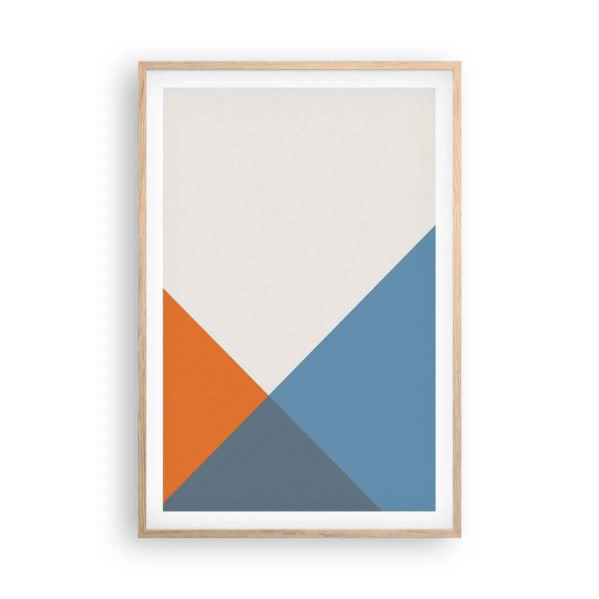 Plagát v ráme zo svetlého duba - Pod uhlom… - 61x91 cm