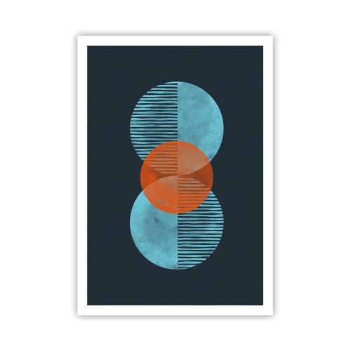 Plagát - Symetrická kompozícia - 70x100 cm