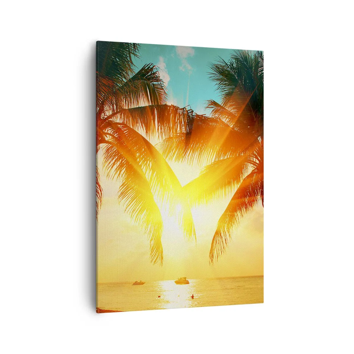 Obraz na plátne - Exotický pár - 70x100 cm
