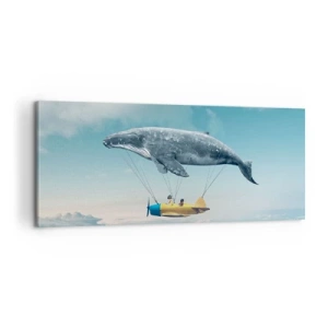 Obraz na plátne - Prečo by nie? - 100x40 cm