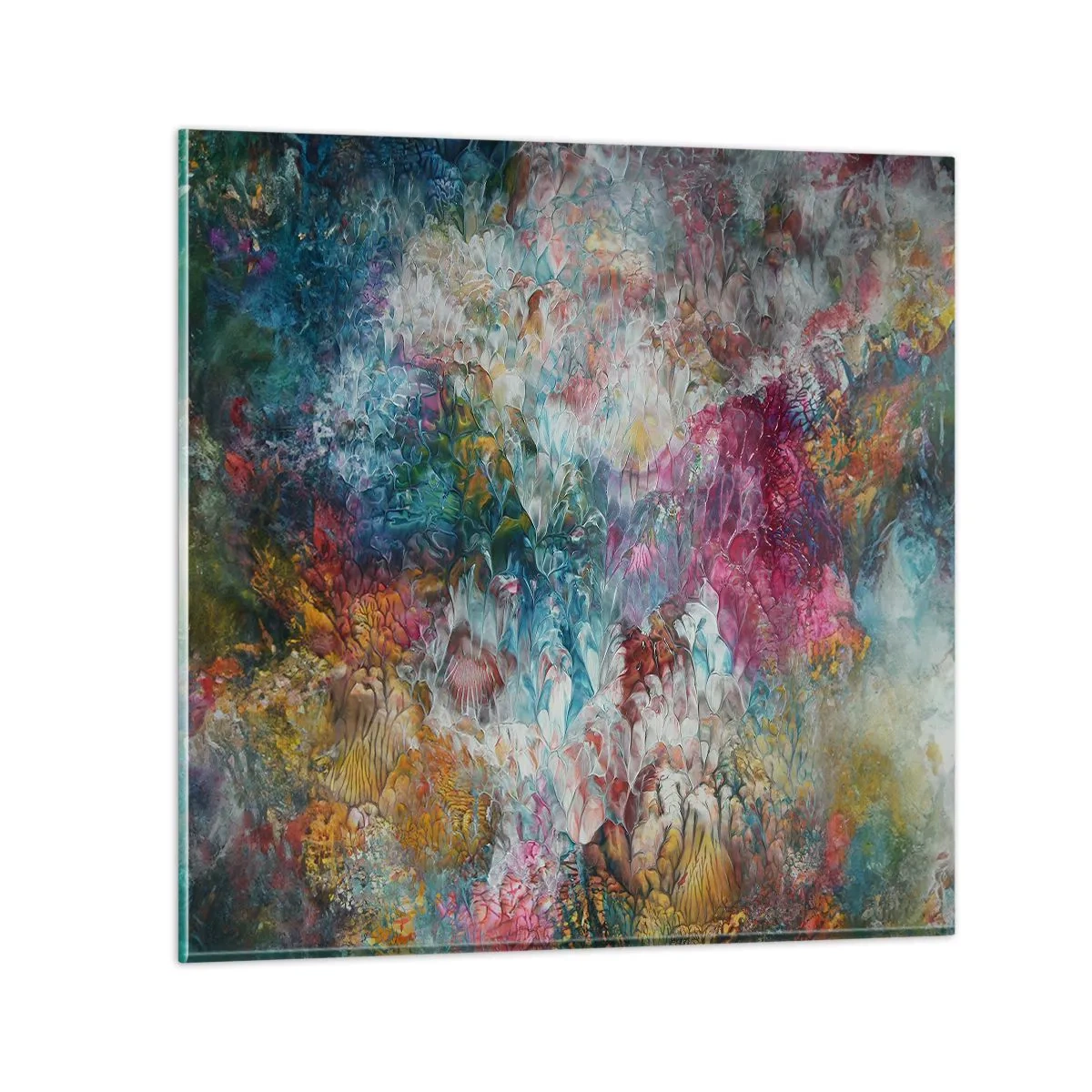 Obraz na skle - V plnom rozkvete - 40x40 cm