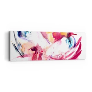 Obraz na plátne - V blízkosti svet rozkvitá - 90x30 cm