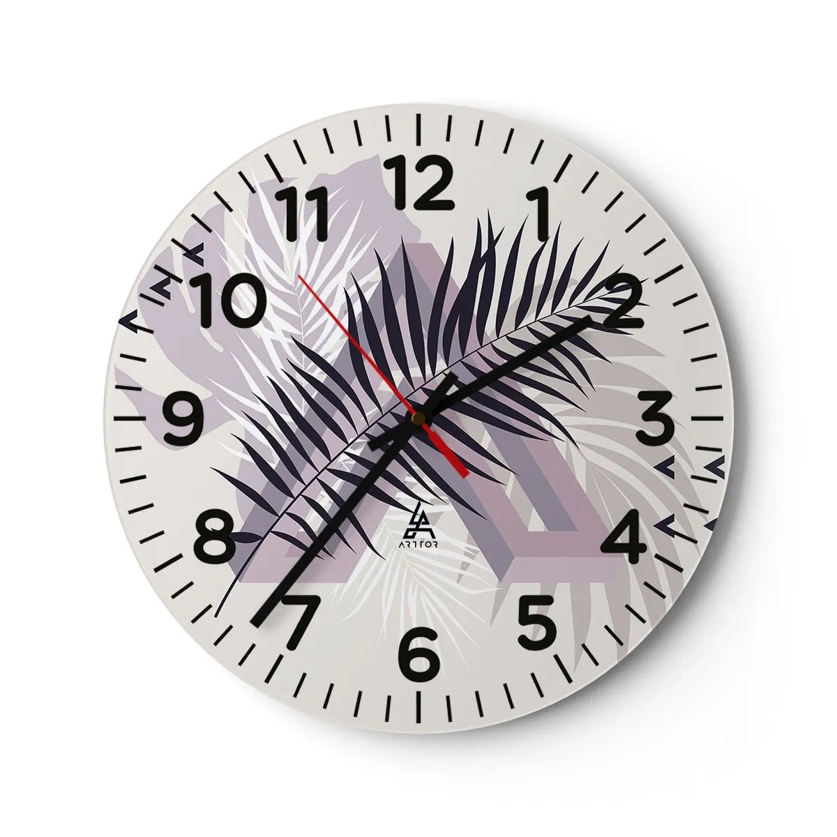 Nástenné hodiny - Tieň tieňa - 30x30 cm