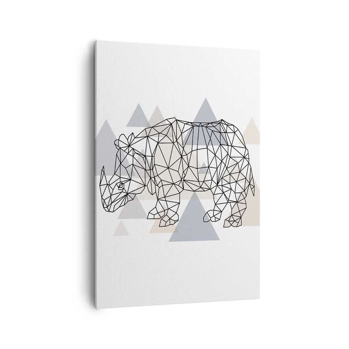 Obraz na plátne - Štruktúra sily - 70x100 cm