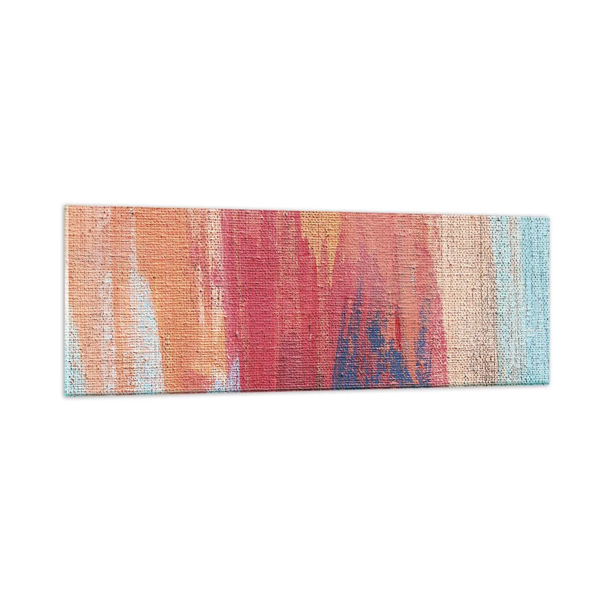 Obraz na skle - Stekať dúhou - 90x30 cm